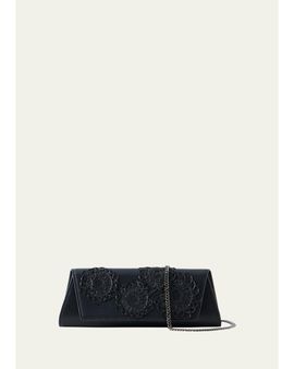 Akris Anouk Leather Trapezoid Clutch