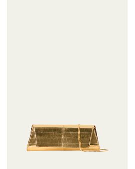 Akris Anouk Metallic Leather Trapezoid Bag