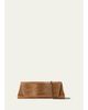 Akris Anouk Wavy Metallic Leather Clutch Bag - 1