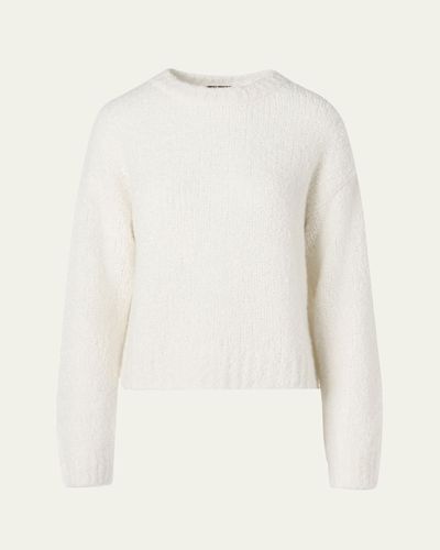 Akris Cashmere-Silk Boucle Knit Sweater