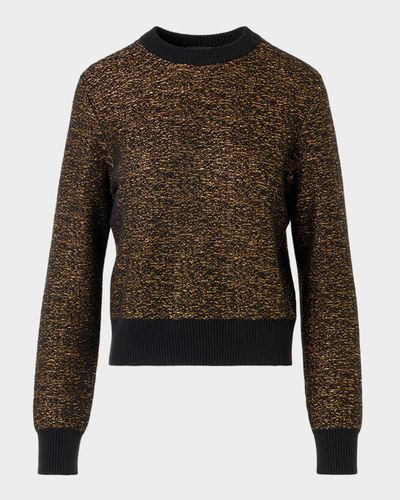 Akris Cashmere Metallic Knit Sweater