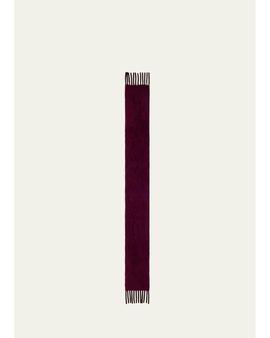 Akris Cloud Cashmere Fringe Scarf, 25 x 10cm
