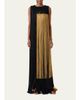Akris Colorblock Oro Lienzo Fringe Column Gown - 2