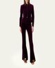 Akris Deva Velvet Single-Breasted Fitted Jacket - 2