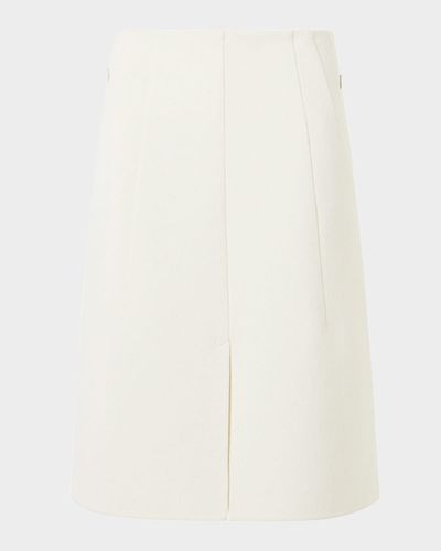 Akris Double-Face Cotton Knee-Length Skirt