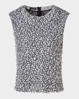 Akris Echo Sequined Sleeveless Blouse