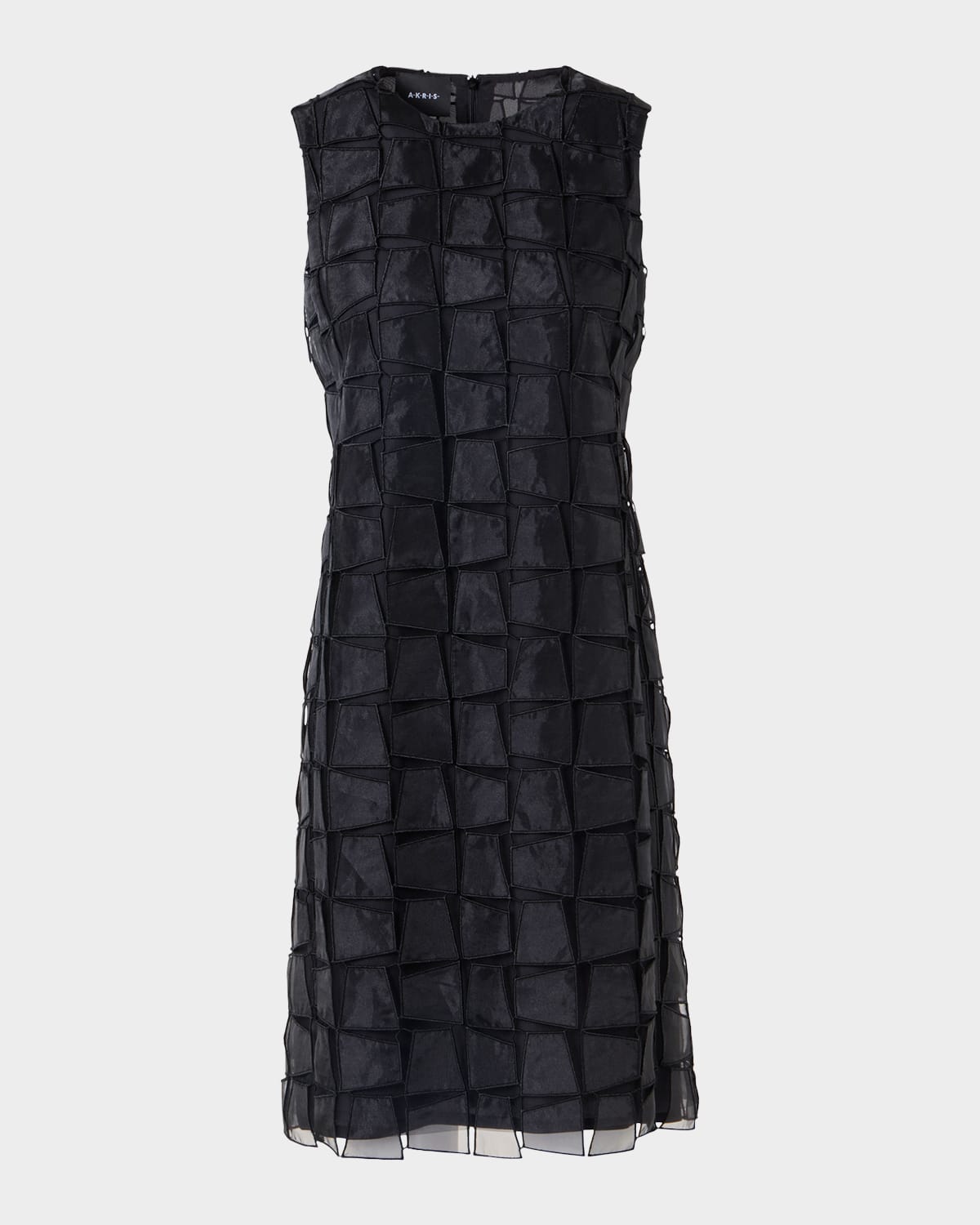 Akris Embroidered Organza Sheath Dress