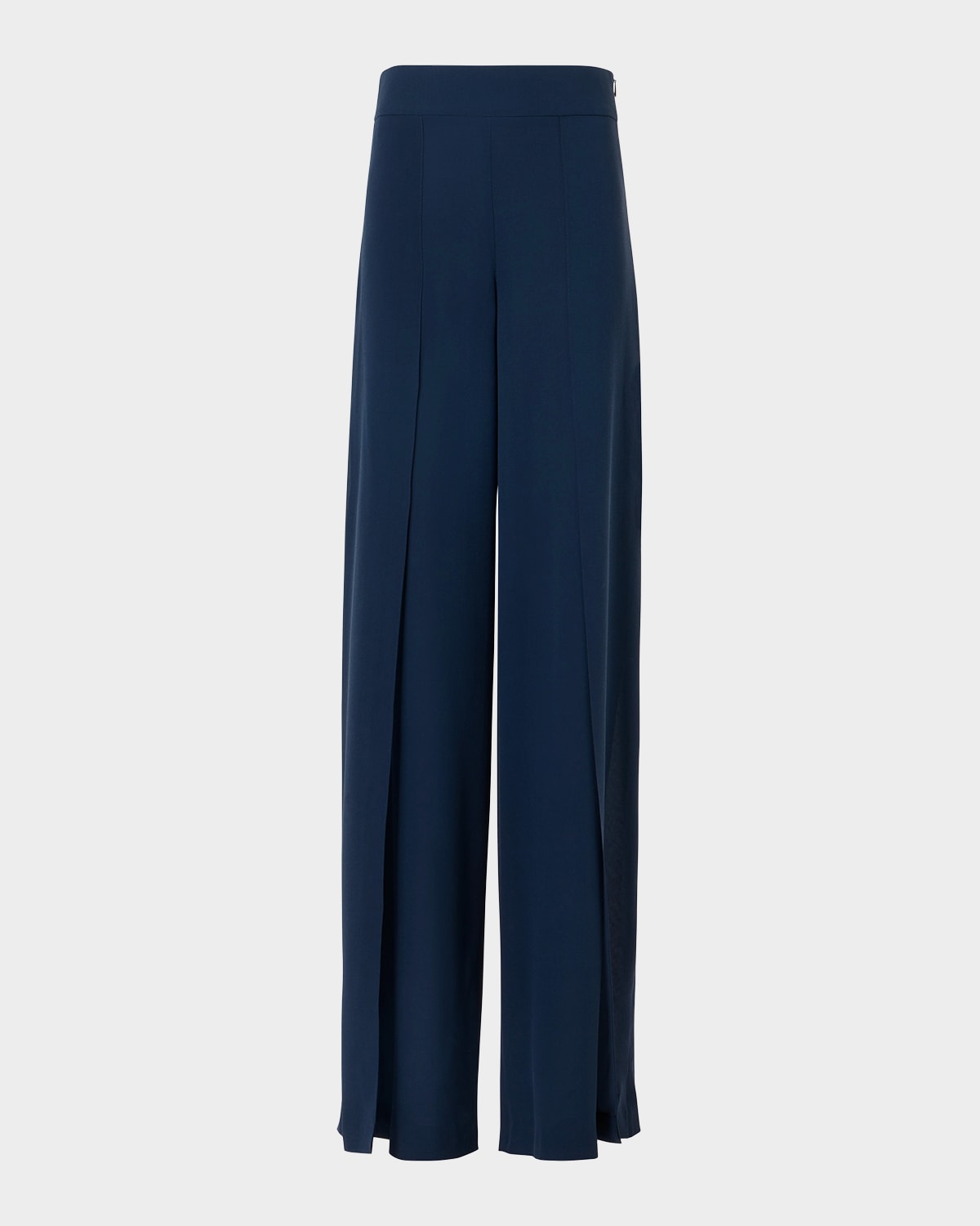 Akris Fellia Silk Georgette Flared Pants