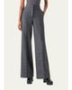 Akris Fior Prince of Whales Wool Flannel Wide-Leg Pants - 4