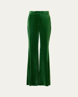 Akris Florine Corduroy Wide-Leg Trousers