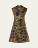 Akris Fragmented Techno Lame Jacquard Sleeveless Dress - 1
