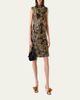 Akris Fragmented Techno Lame Jacquard Sleeveless Dress - 2