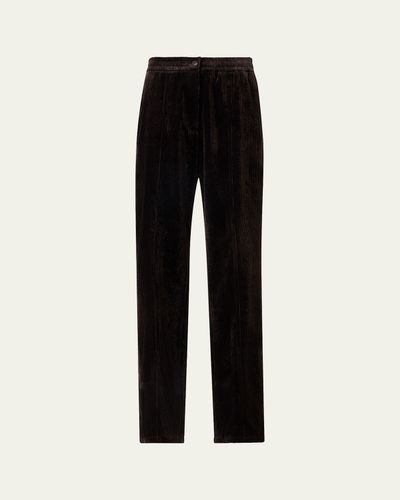 Akris Fritz Corduroy Straight-Leg Trousers