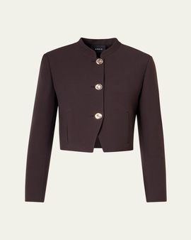 Akris Kadet Short Wool Jacket