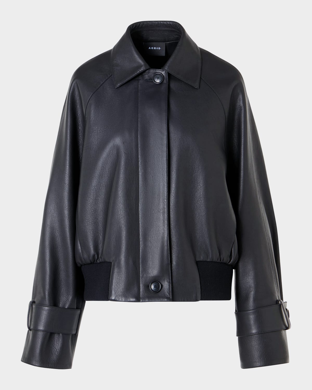 Akris Kallisto Lamb Nappa Leather Jacket