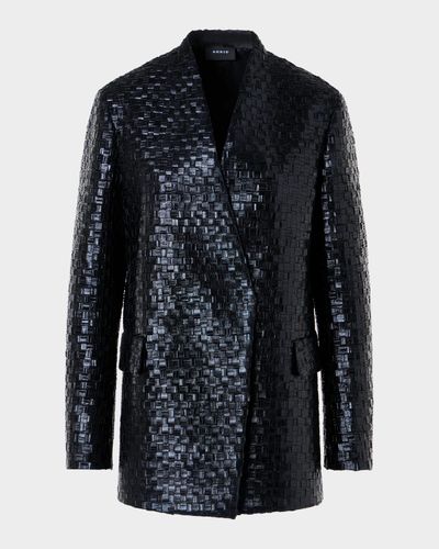 Akris Kepler Techno Braided Jacket