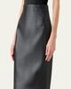 Akris Lamb Nappa Leather Pencil Skirt - 5