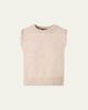 Akris Linen-Cotton Micro Sequin Sleeveless Knit Top - 1