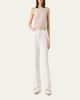 Akris Linen-Cotton Micro Sequin Sleeveless Knit Top - 2