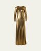 Akris Lurex Viscose Long-Sleeve Gown - 1