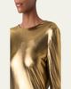 Akris Lurex Viscose Long-Sleeve Gown - 5