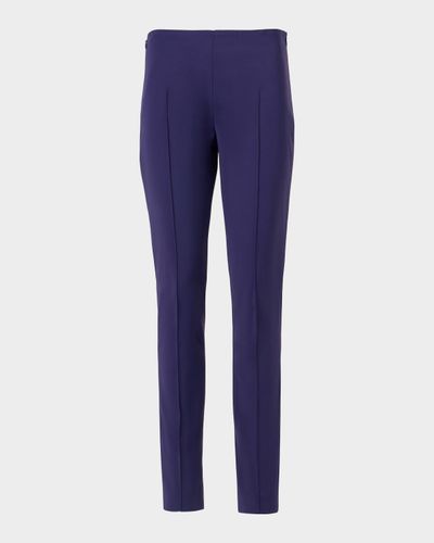 Akris Melissa Stretch Techno Cotton Slim-Fit Pants