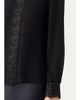 Akris Mock-Neck Lace Inset Long-Sleeve Blouse - 5