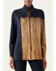 Akris Oro Lienzo Silk Crepe Tunic Blouse - 4