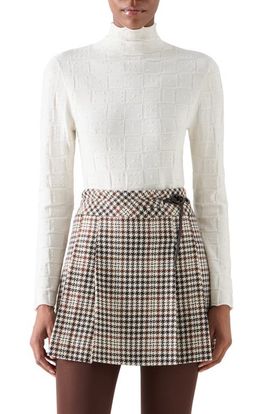 Akris punto Akris punto 3D Dice Virgin Wool Turtleneck Sweater