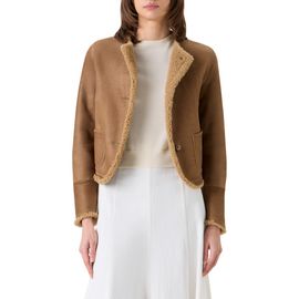Akris punto Akris punto Boxy Genuine Shearling Jacket