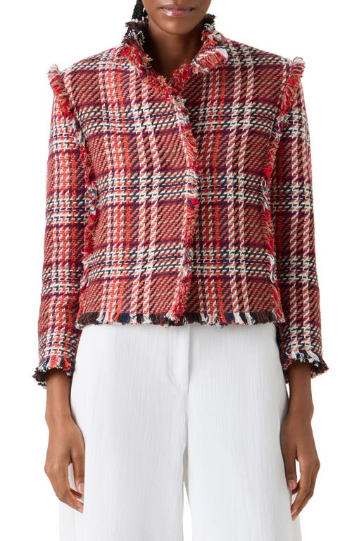 Akris punto Akris punto Check Tweed Crop Jacket