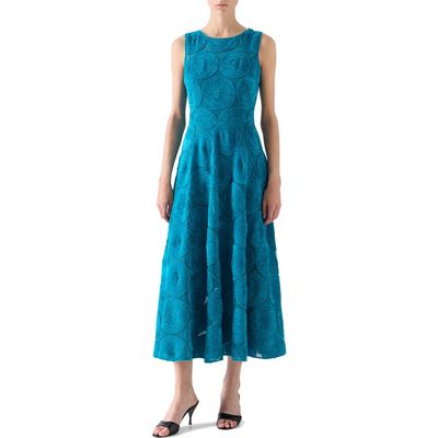 Akris punto Akris punto Chenille Dot Mesh Midi Dress