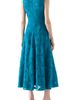 Akris punto Akris punto Chenille Dot Mesh Midi Dress - 2