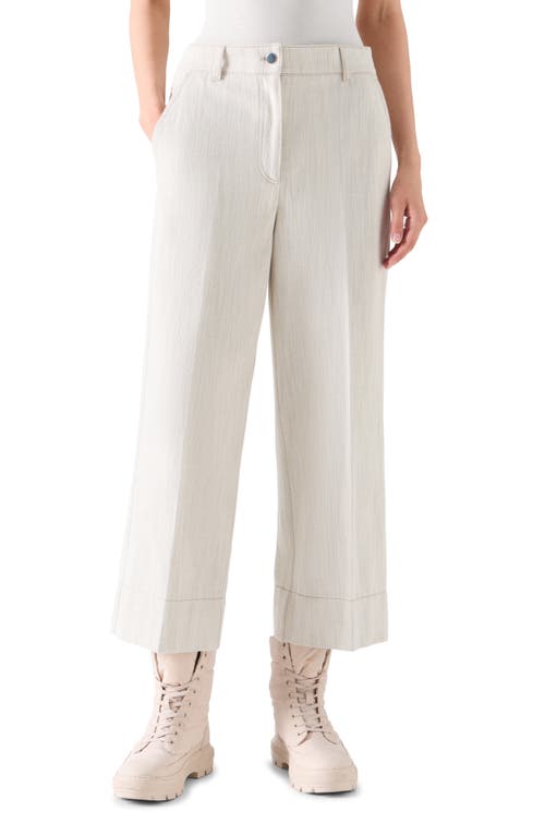 Akris punto Akris punto Chiara Cropped Wide Leg Jeans