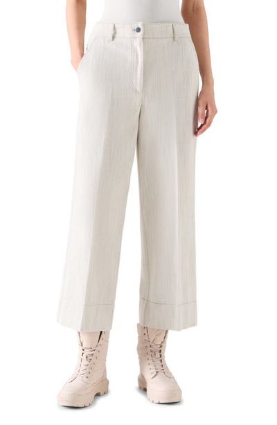 Akris punto Akris punto Chiara Cropped Wide Leg Jeans