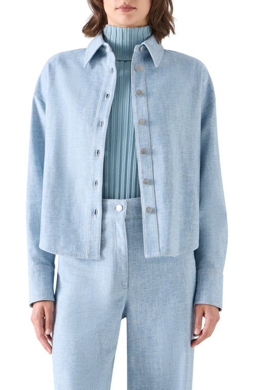 Akris punto Akris punto Cropped Cotton Denim Shirt
