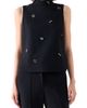 Akris punto Akris punto Dice-Dot Embellished Mock Neck Jersey Top - 1