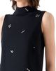 Akris punto Akris punto Dice-Dot Embellished Mock Neck Jersey Top - 4