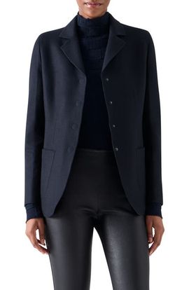 Akris punto Akris punto Double Knit Jersey Tailored Blazer