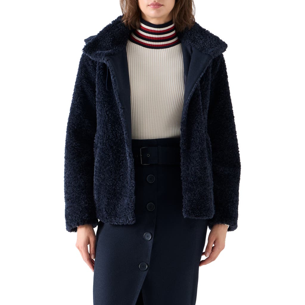 Akris punto Akris punto Faux Fur Hooded Short Coat