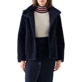 Akris punto Akris punto Faux Fur Hooded Short Coat