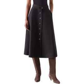 Akris punto Akris punto Flared Denim Midi Skirt