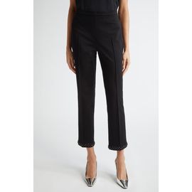Akris punto Akris punto Franca Embellished Crop Straight Leg Pants
