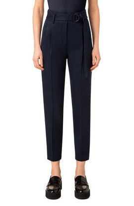 Akris punto Akris punto Fred Wool Gabardine Tapered Ankle Pants