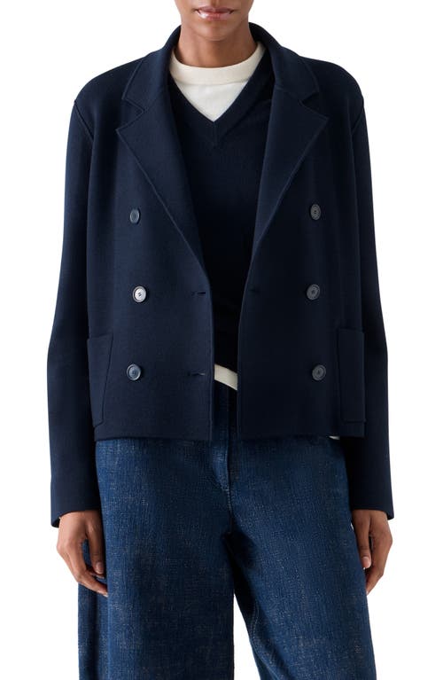 Akris punto Akris punto Milano Knit Double Breasted Jacket