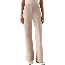Akris punto Akris punto Milly Wool Flannel Wide Leg Pants