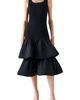 Akris punto Akris punto Mixed Media Jersey Midi Dress - 1