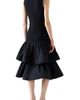 Akris punto Akris punto Mixed Media Jersey Midi Dress - 2