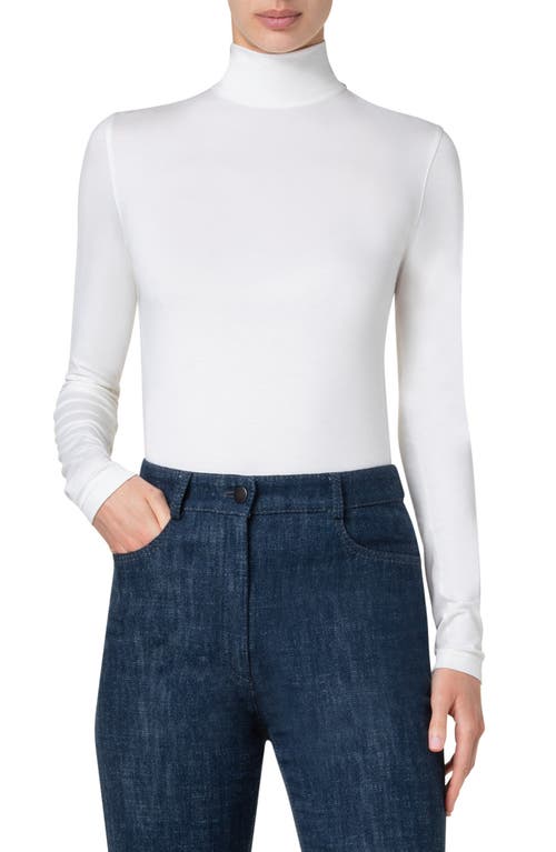 Akris punto Akris punto Mock Neck Stretch Modal Top
