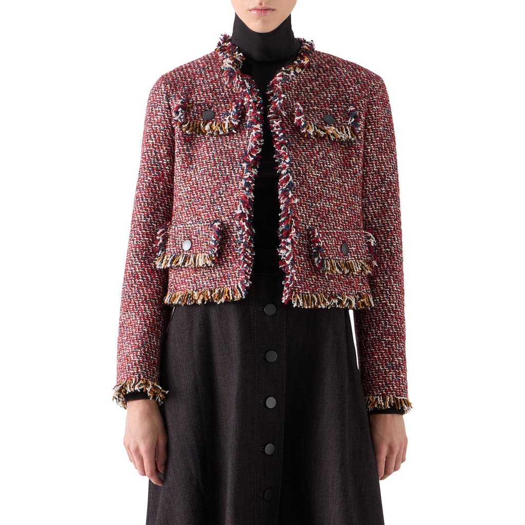 Akris punto Akris punto Multicolor Tweed Boxy Jacket